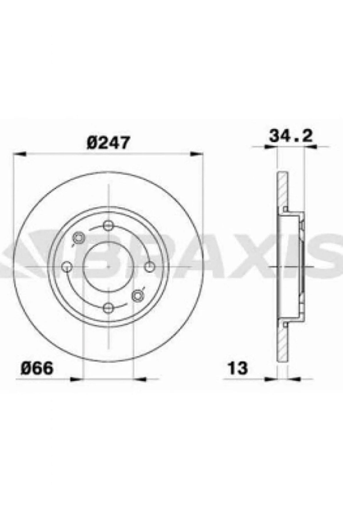 On Fren Dısk Aynası Xsara 1.4 Tud5 P206 P306 1.4 8v (hava Sogutmasız)
