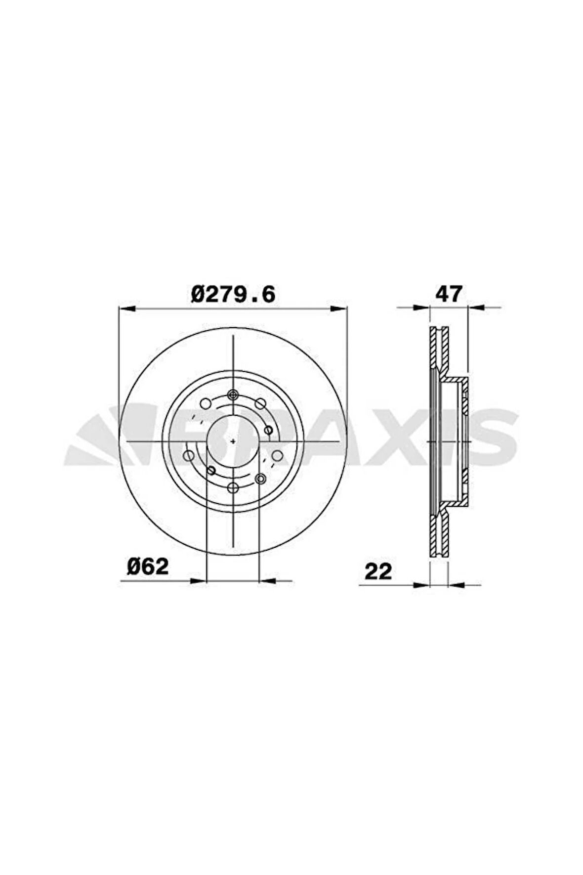 ON FREN DISK AYNASI HAVALI SEDICI SUZUKI SX4 1.6 / 1.9D / 2.0