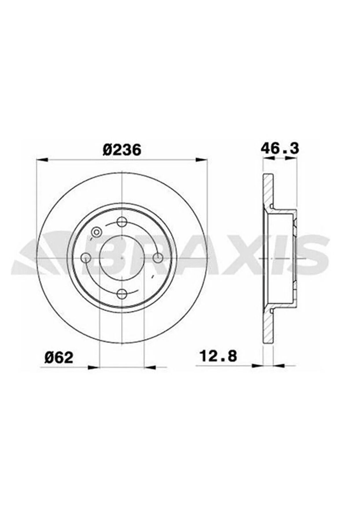 Fren Diski Ön Favorıt Felıcıa 1.1 / 1.3 / 1.6 / 1.9 Forman Caddy Iı 1.6 / 1.9d 96 00