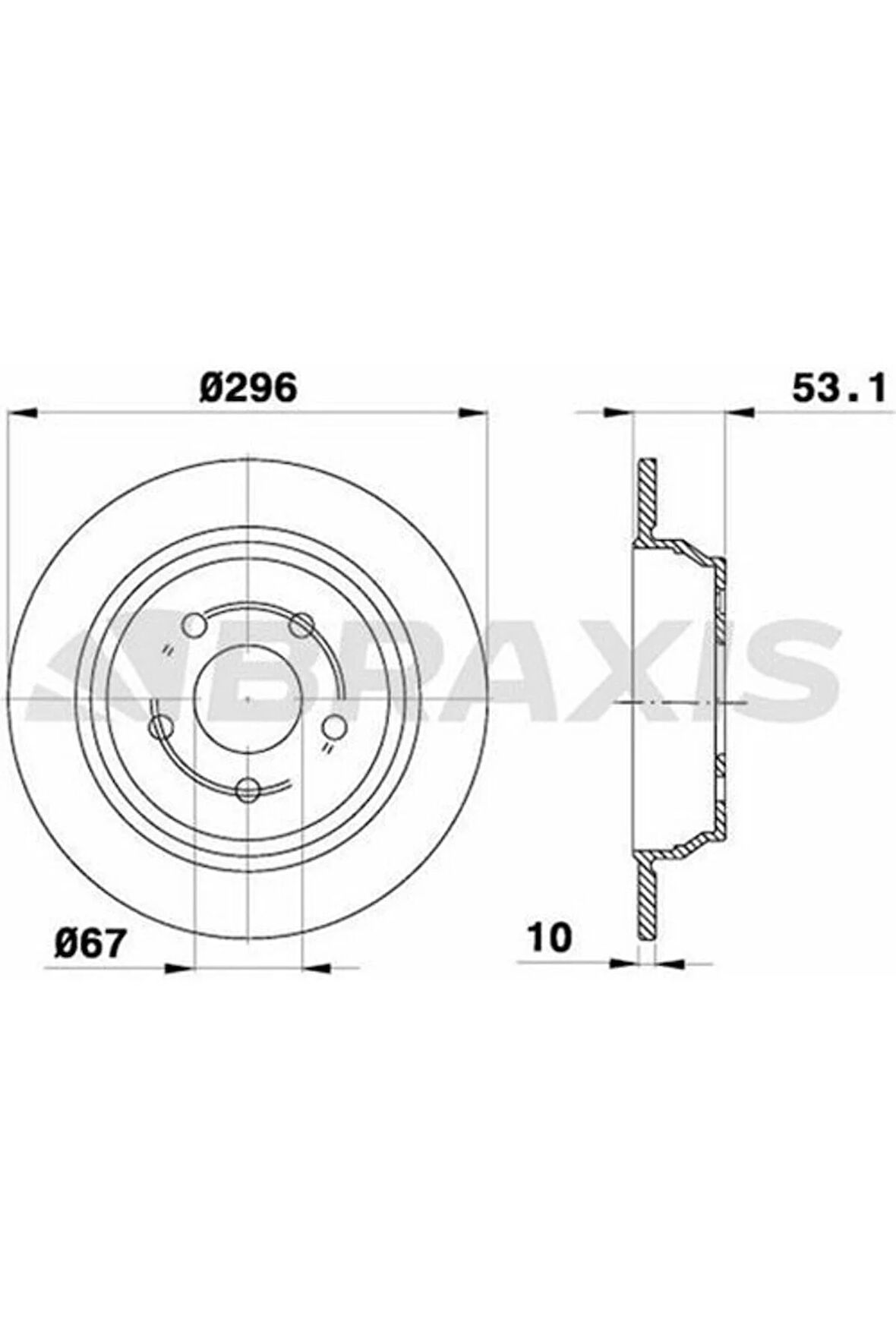 Fren Diski Arka Vıano W639 03> Vıto W639 03>