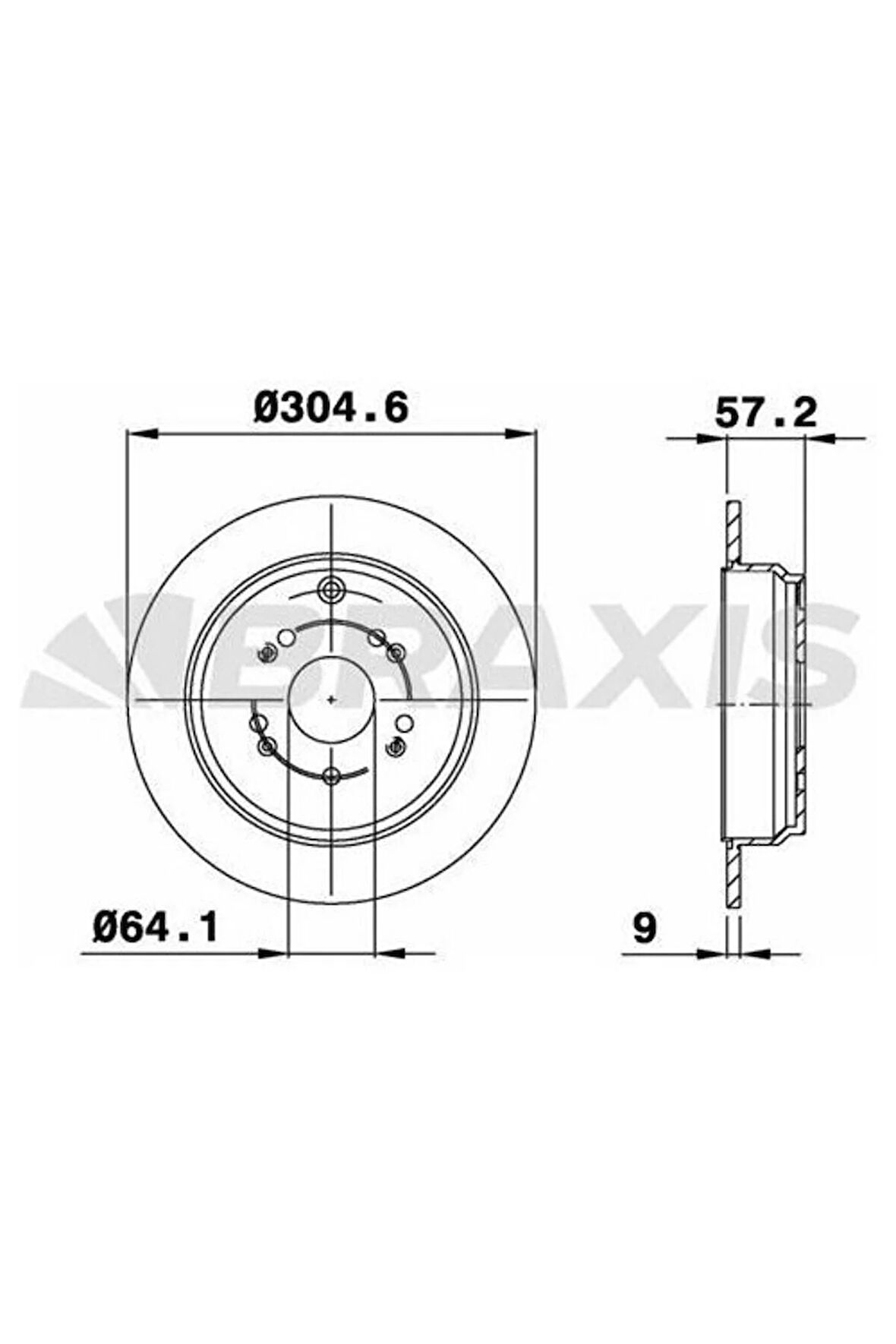 Fren Diski Arka Duz Honda Crv 2007> (293X5)
