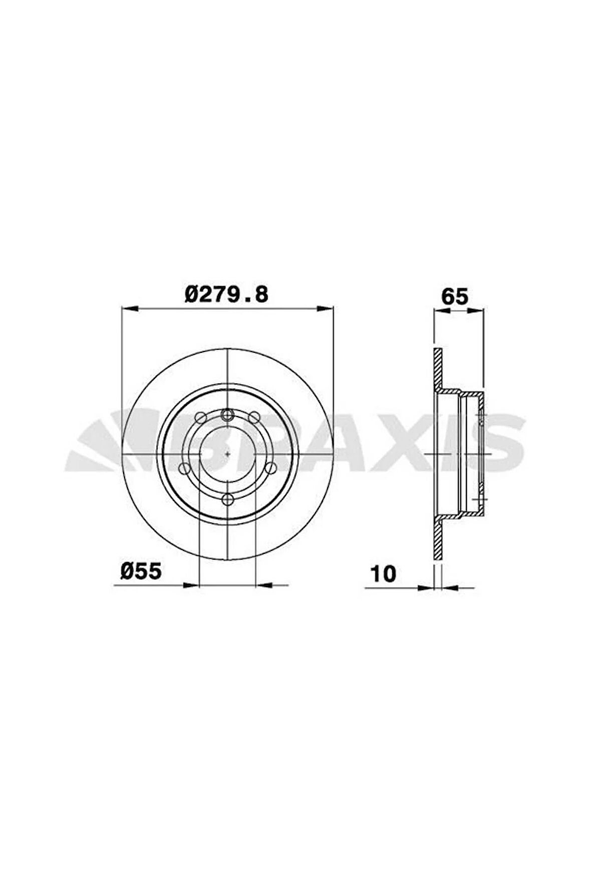 Fren Diski Arka Bmw 1 Serısı E81 116I 116D 07 11 E87 116I 116D 03>11