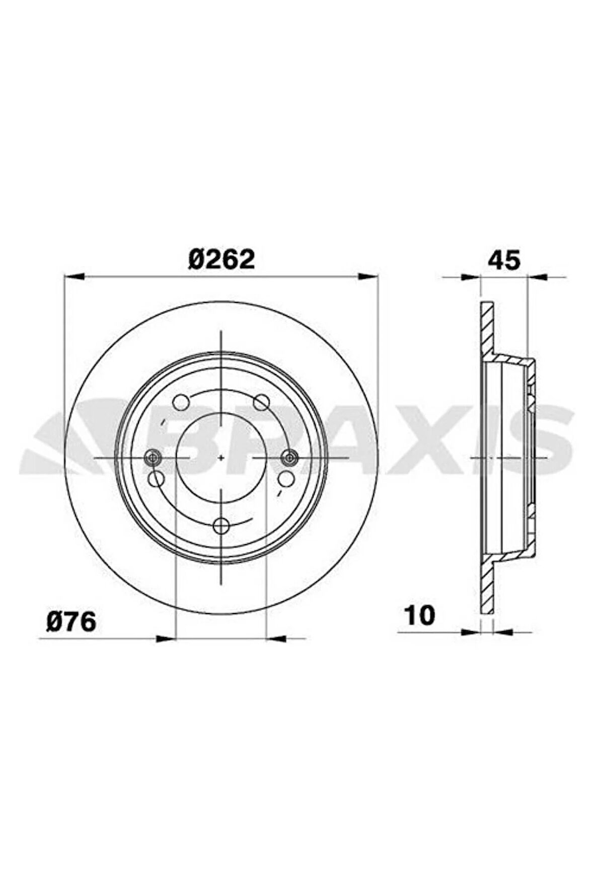 Fren Diski Arka Hyundaı Elantra 2011> I30 2012> Ceed 2012>