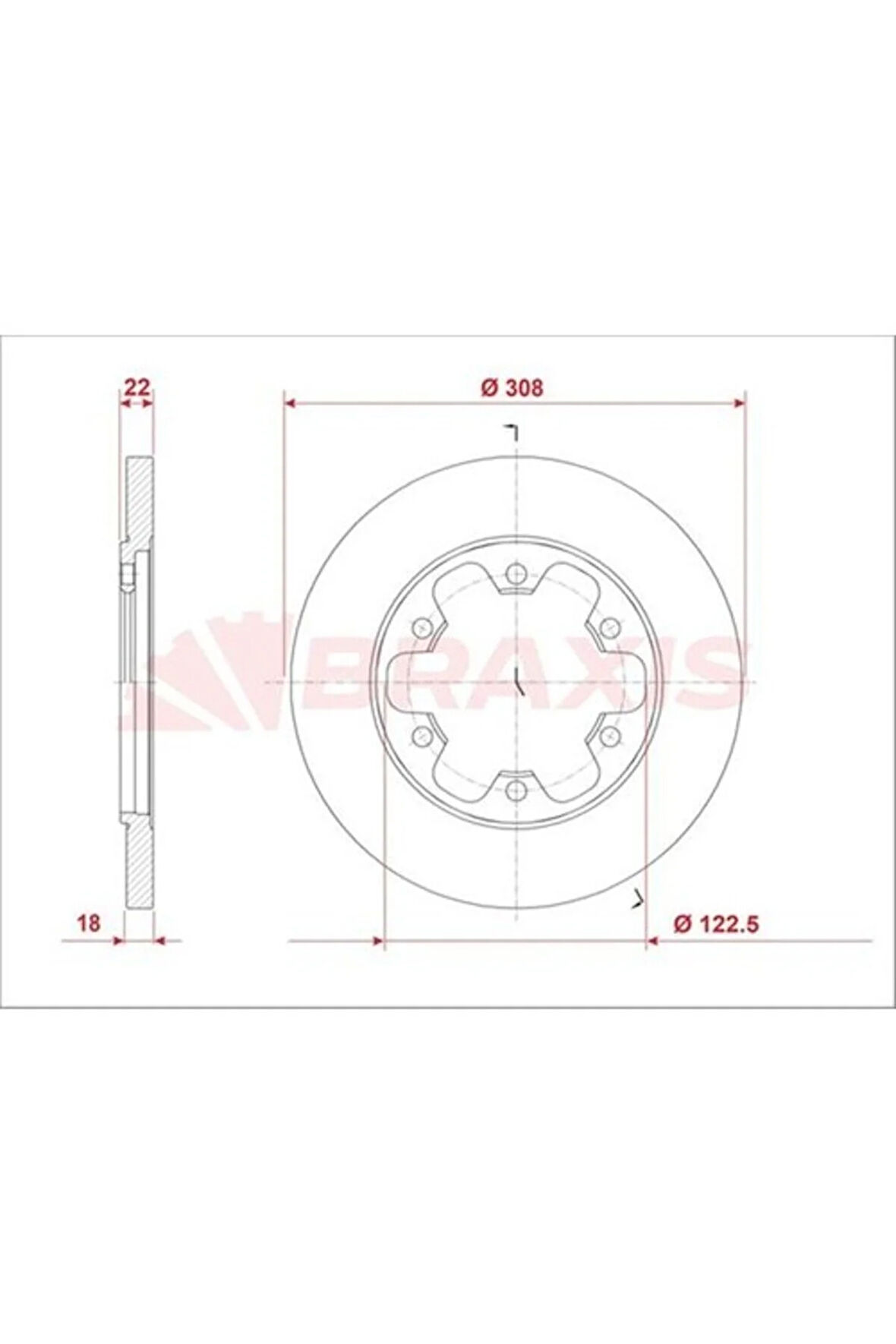 Arka Fren Diski Yenı Kasa Transıt V363 6 Bıjon 14 /> Arka Cıft Teker