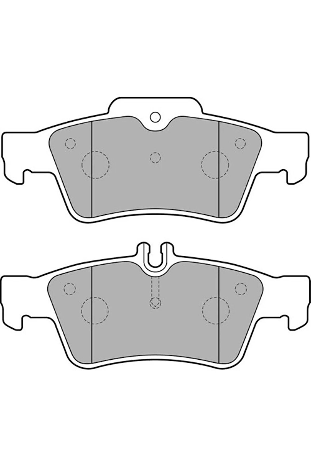 Fren Balatası Arka Mercedes C218 C219 W211 S211 W212 S212 W221 C215 A0054209320
