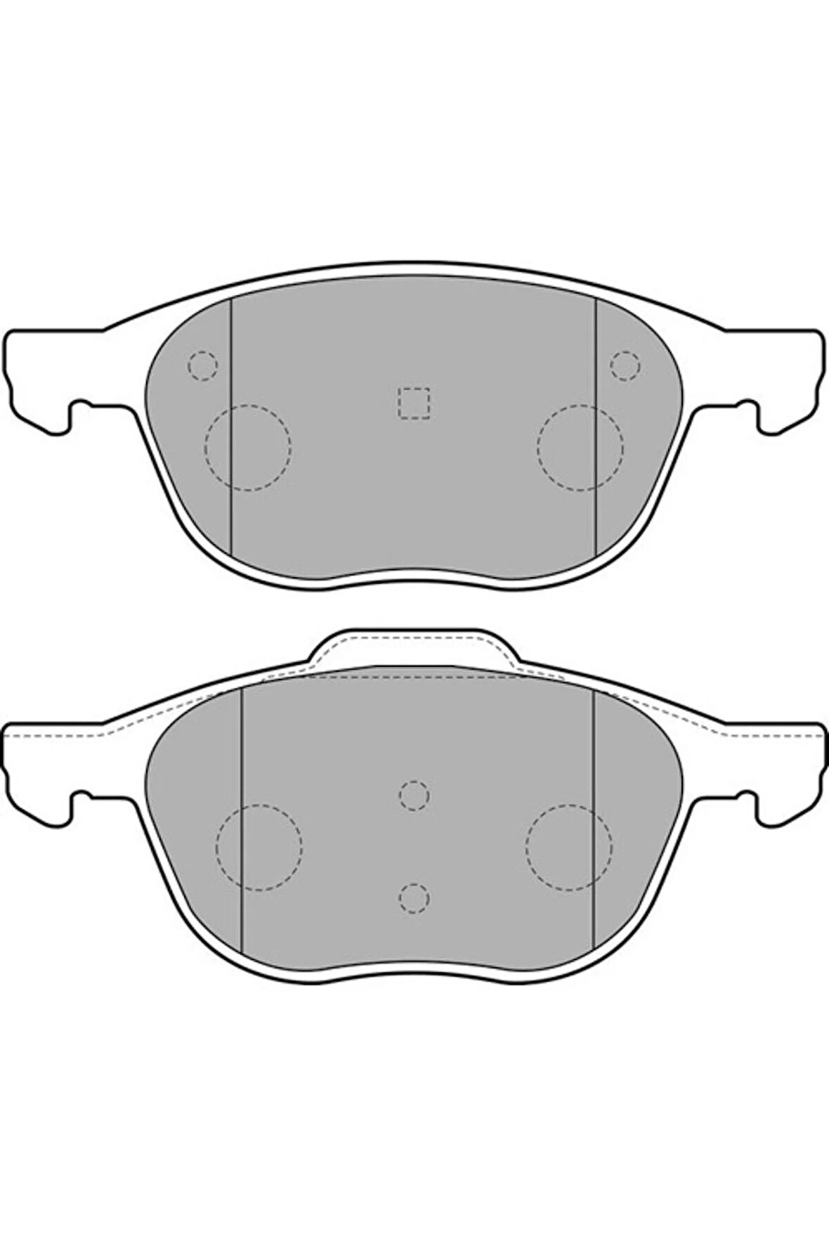 Ön Balata Focus 04 18 Cmax 07 19 Kuga I -Iı 08 14 Volvo V40 19 C30 06 12 S70 08 13S40 04