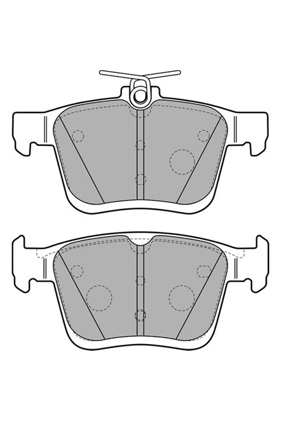 Arka Balata Vw Golf Vıı 2014 Touran T-Roc 2018 Audı A3 2014 2020 Q2 2016 Tt 2018 Seat Ateca