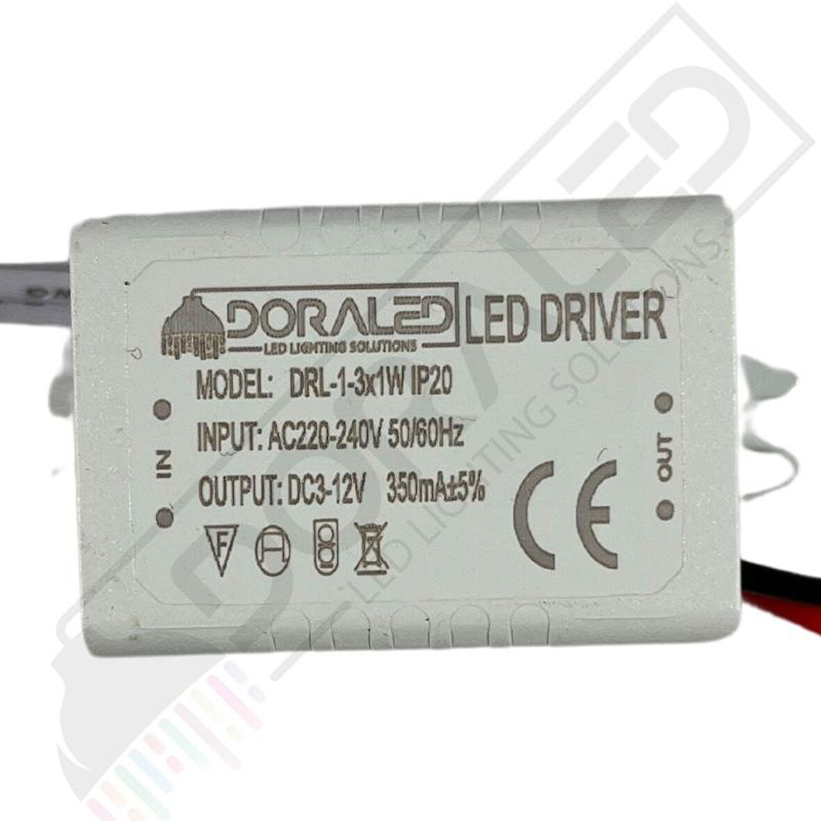 1-3X1W 350Ma 3-12V Power Led Driver IP20 Power Led Sürücü