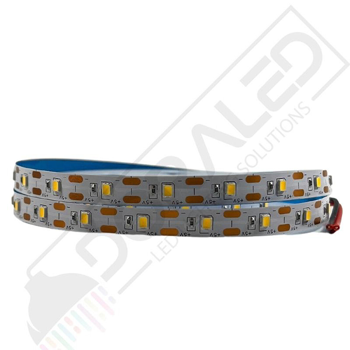 240 Ledli Sık Ledli 12V  Beyaz Şerit Led IP20 (5Metre)