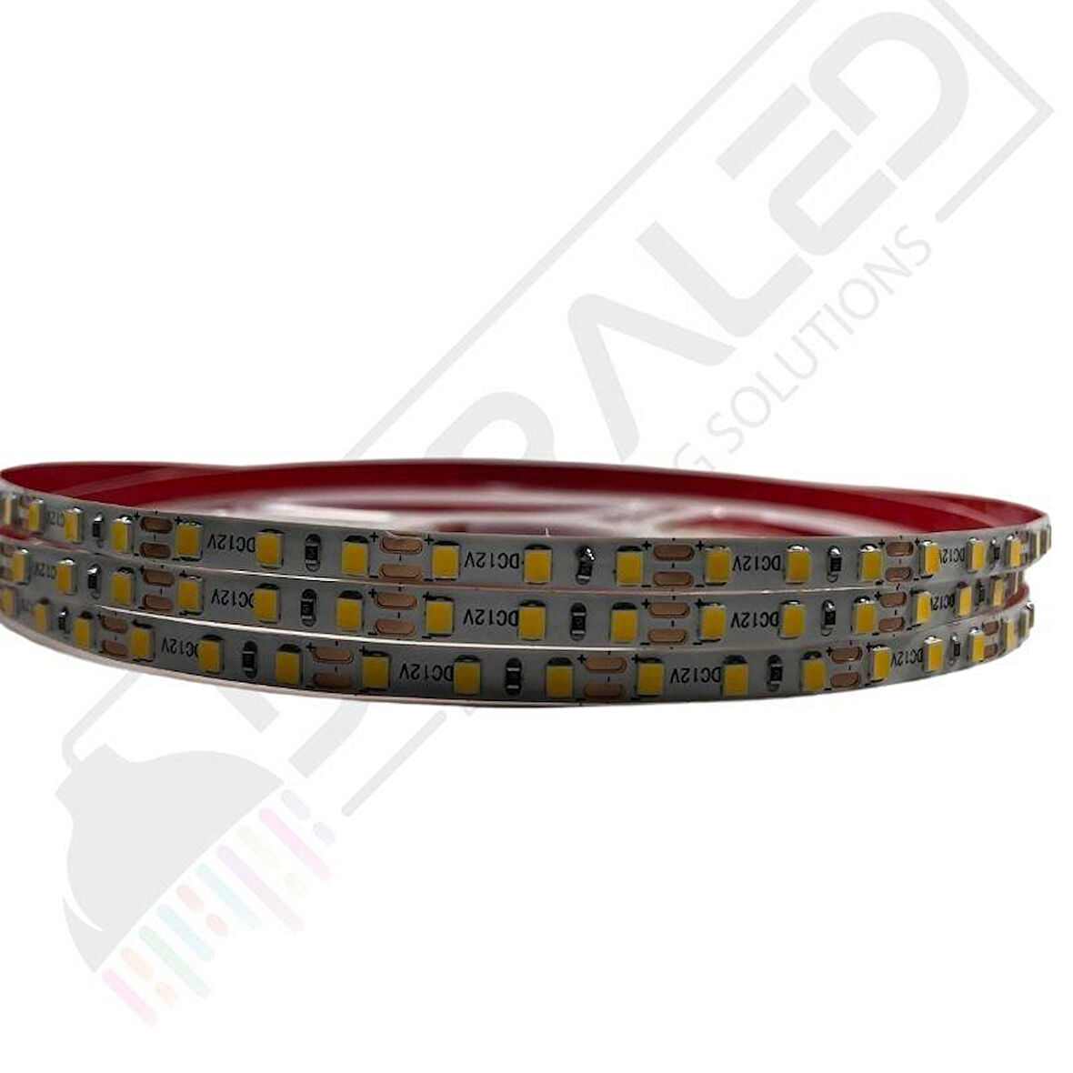 5mm 12V 120 LEDLİ 2835 GünIşığı Şerit Led (5METRE)İNCE PCB Lİ