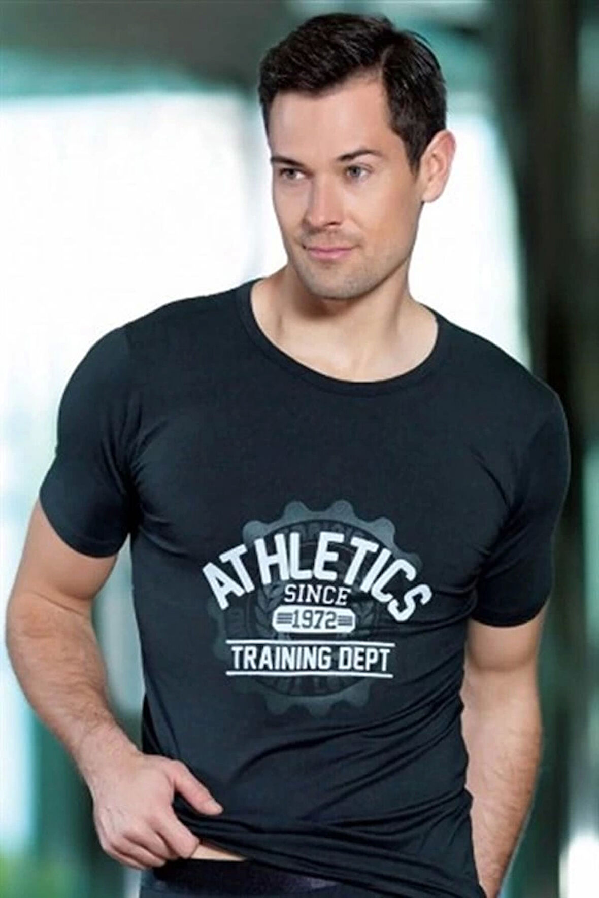 Berrak Erkek  Athletick Baskılı Tshirt 1036