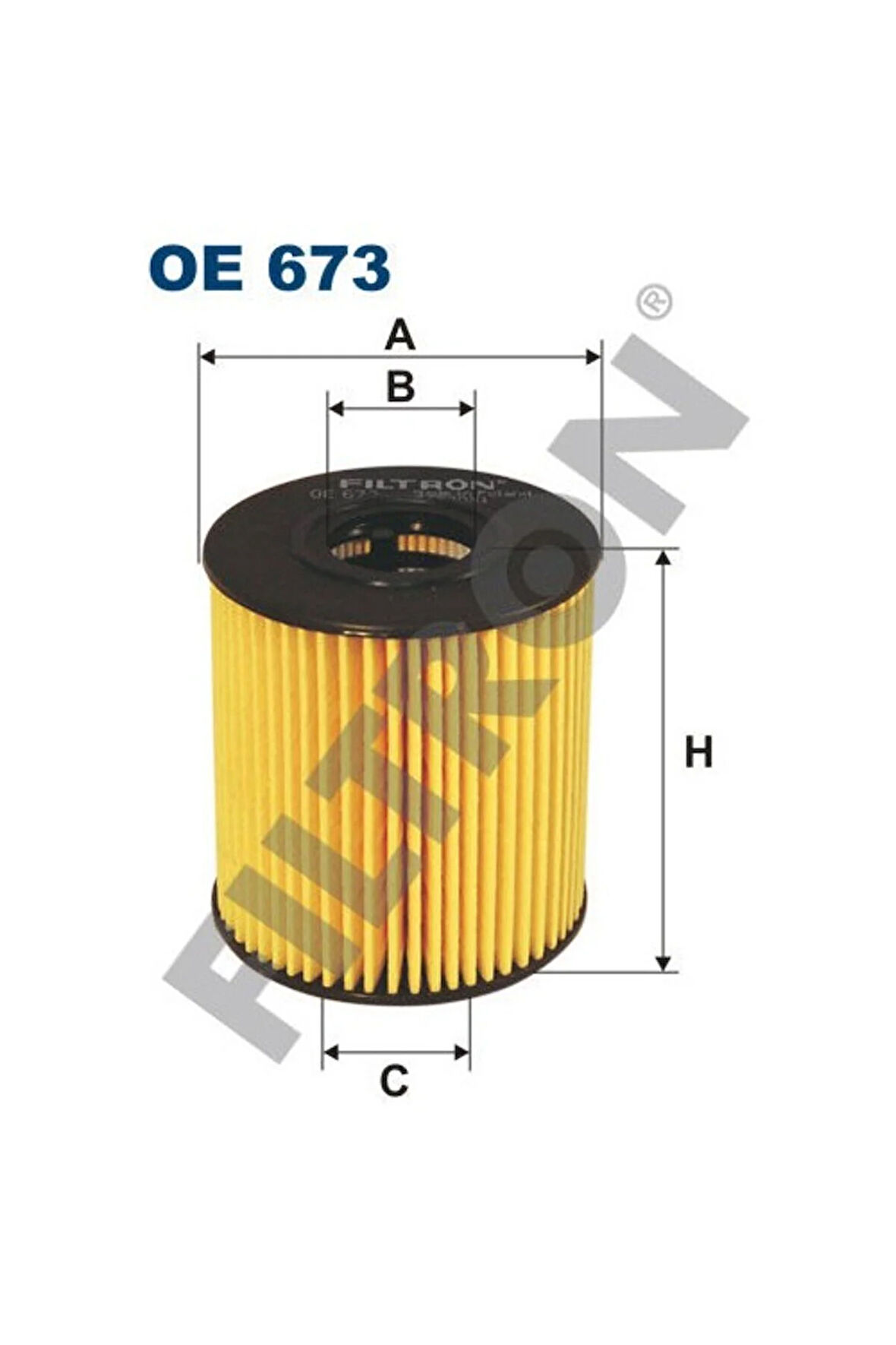 OE673-YAĞ Filtresi PARTNER-BERLINGO-BIPPER-NEMO-EXPERT-TEPEEP206-P307-TRANSİT-MONDEOIV