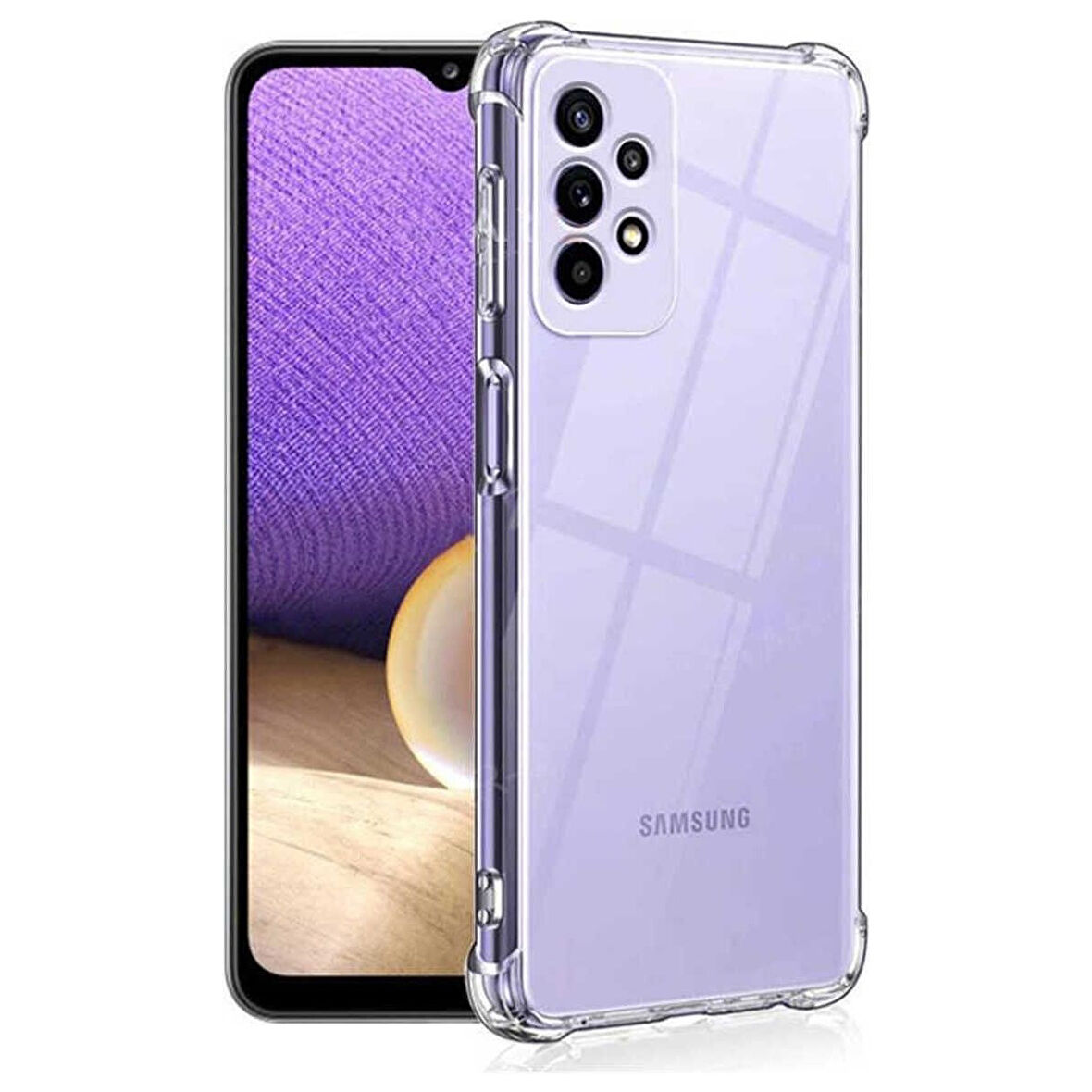 Teleplus Samsung Galaxy A73 Kılıf Antishock Kamera Korumalı Silikon Renksiz