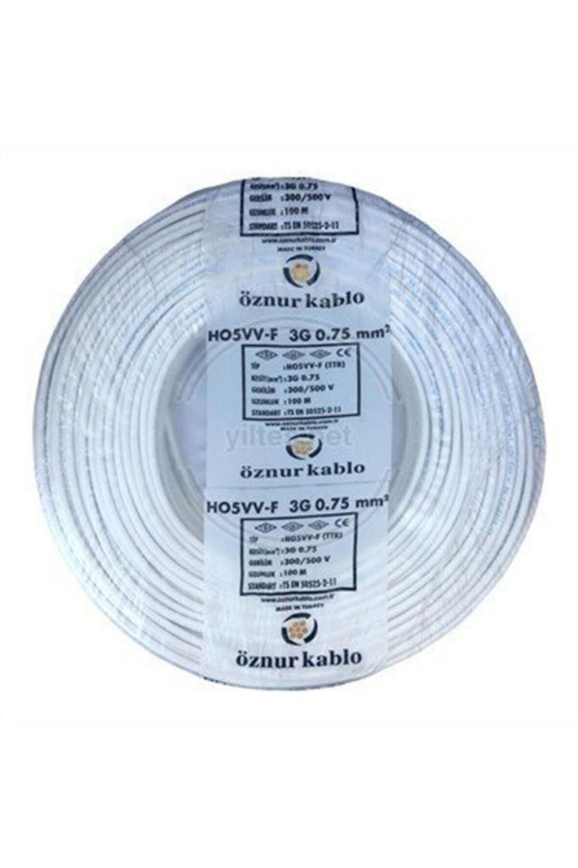 3x0,75 Ttr Kablo 100 mt ÖZNUR