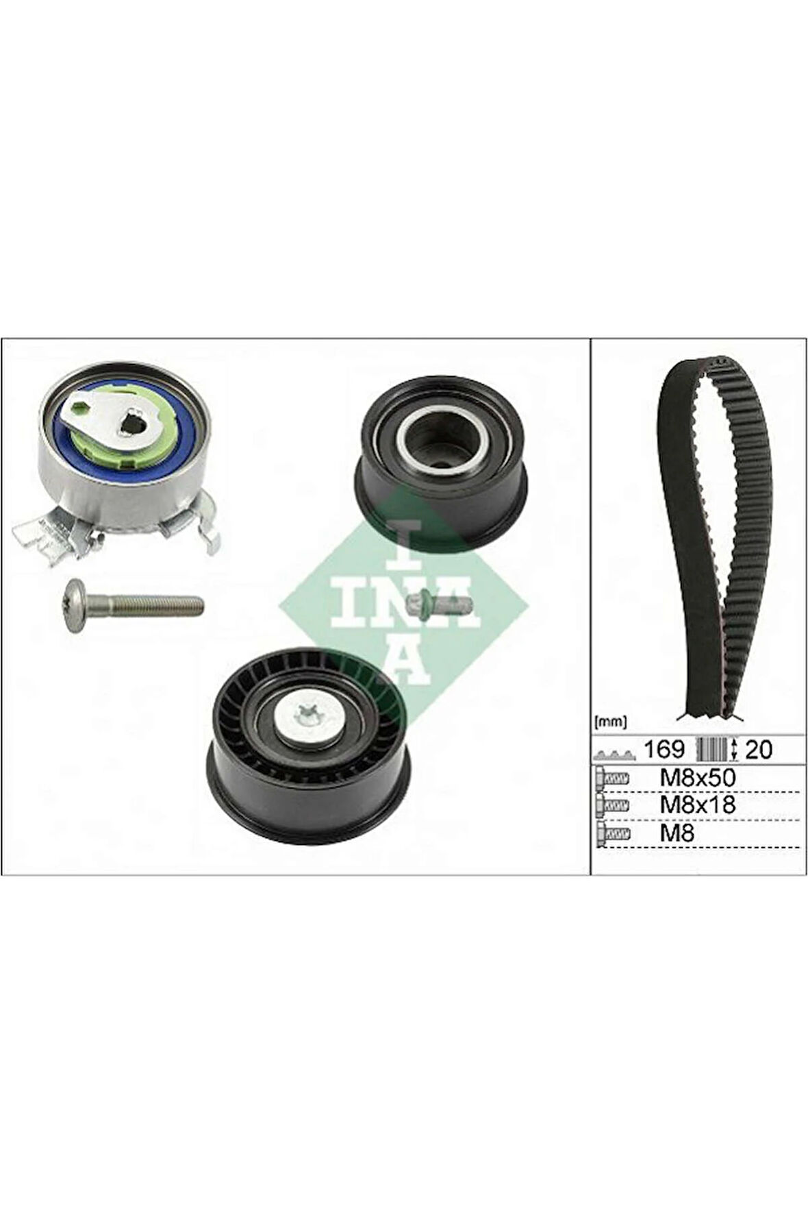 Eksantrik Gergi Kiti 169x200 Astra F-corsa B-vectra B 1.4i-1.6i-1.8i 16v X14xe-x16xel-x18xe 313105