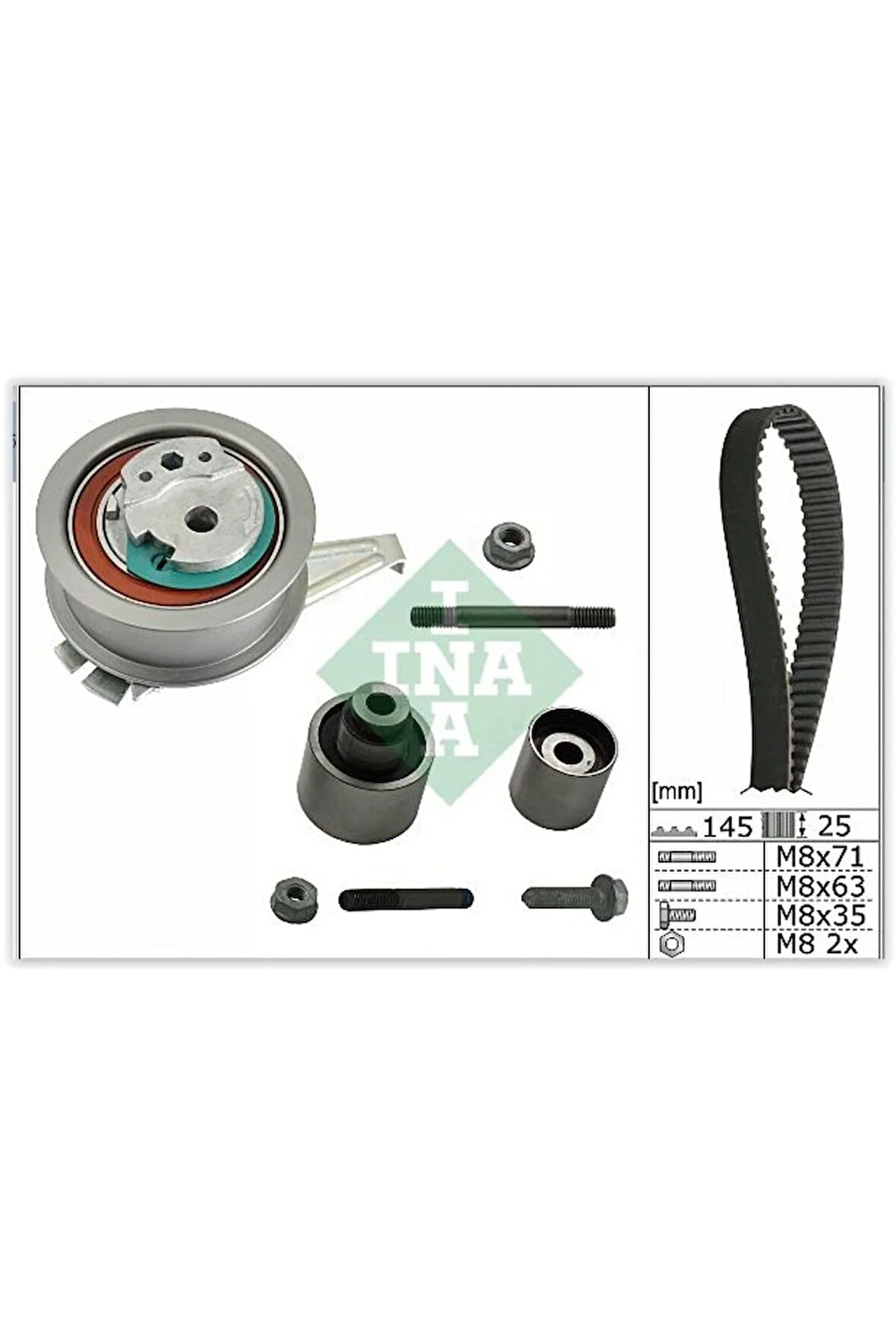 Triger Seti Golf7-a3-leon-passat-tiguan 1.6-2.0 Tdi 13 Clha/b-dcxa-crlb-cuvc-crka-crkb-cxxa/b-dbka