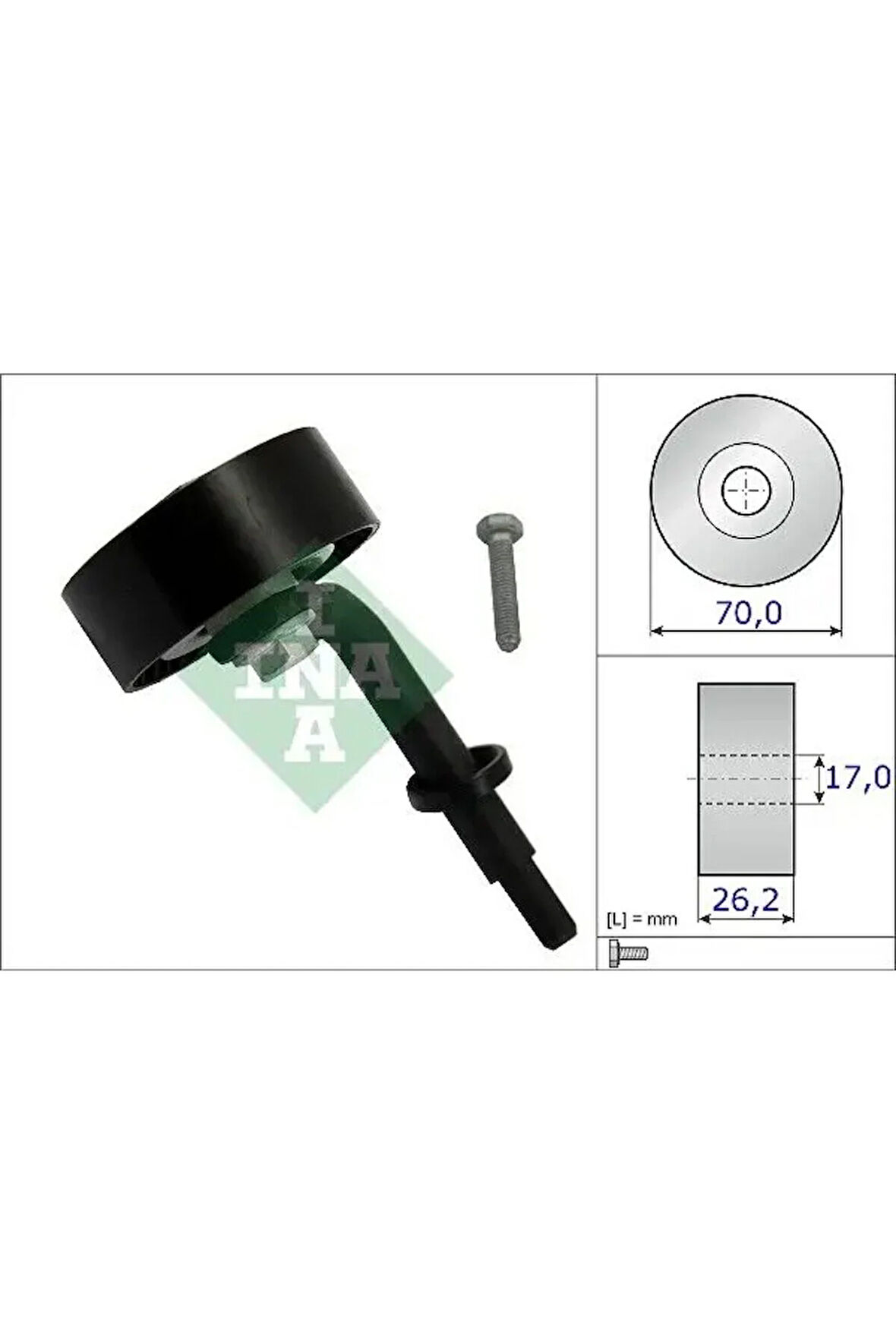 Alternator Gergı Rulmanı Bmw M47N M57N E46 E60 E64 E65 E90 E92 E83 E53 11287786881-11287807021