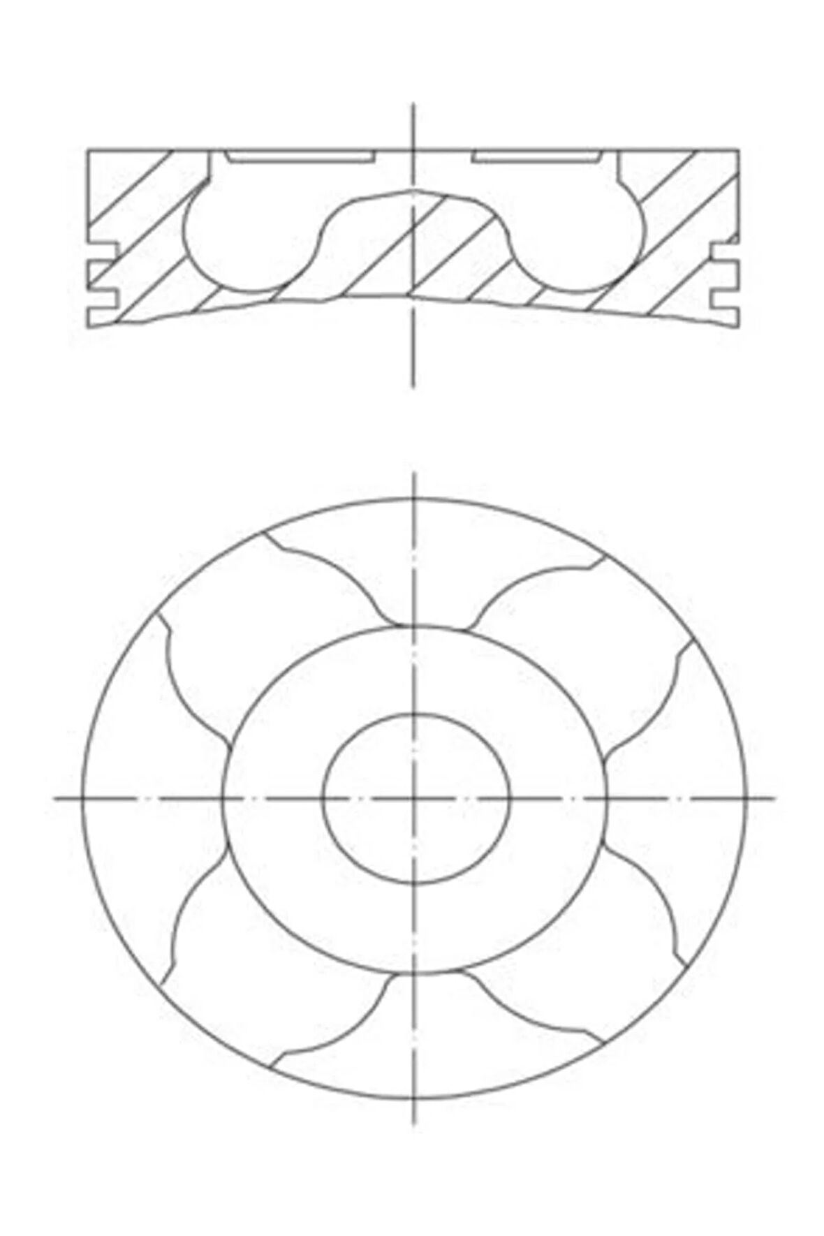 MOTOR PİSTON SEGMAN 0.50 P307 EXPERT C4 JUMPY FIESTA CMA1.6 HDI DW6 75.60