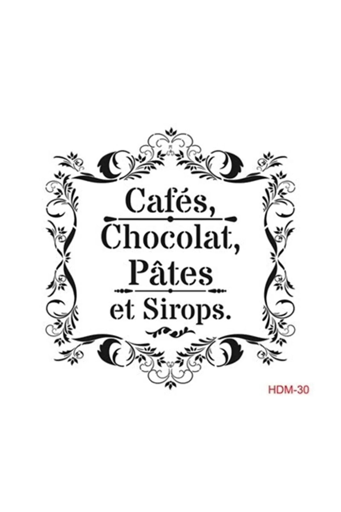 Stencil (şablon) 25x25 Cm