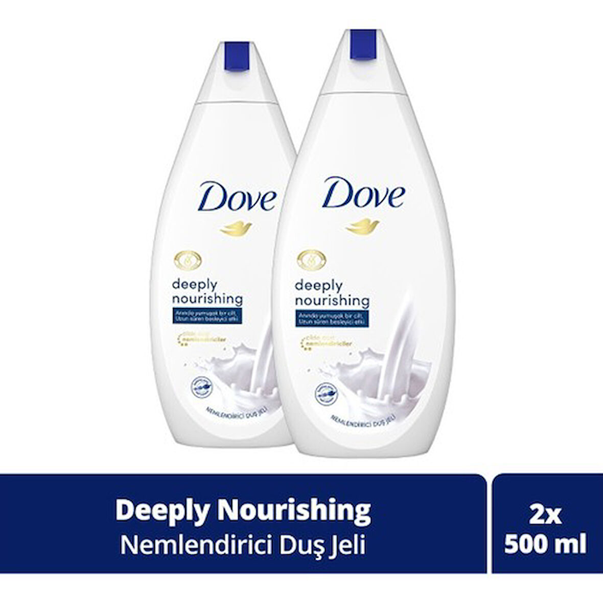 Dove Deeply Nourishing Nemlendirici Duş Jeli 500 Ml X2