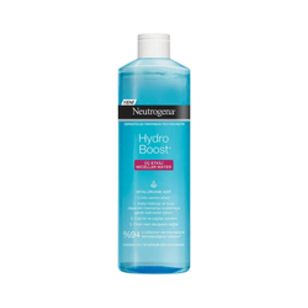 ( Küçük Pamuk Hediye ) Neutrogena Hydro Boost 3 Etkili Micellar Water 400 ml ( 1 Adet )