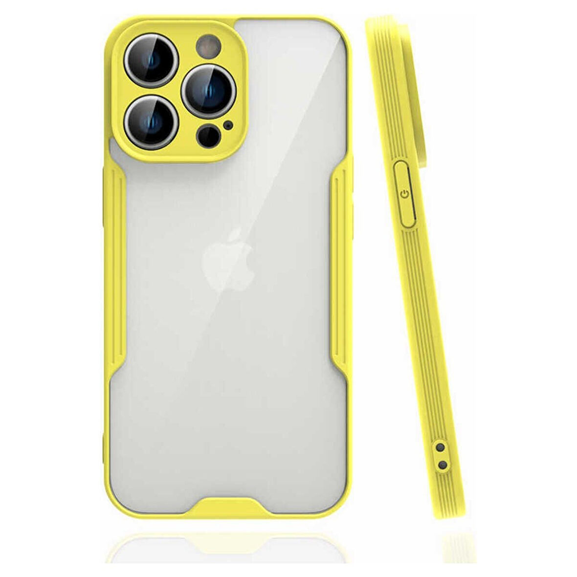 Teleplus Apple iPhone 14 Pro Kılıf Parfe Korumalı Ince Çerçeveli Silikon