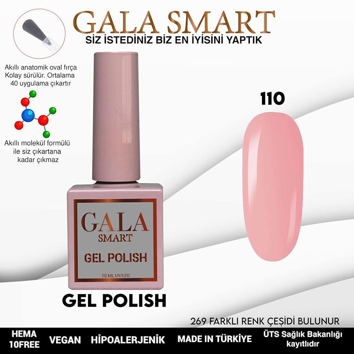 GALA SMART KLASİK SERİ KALICI OJE 110