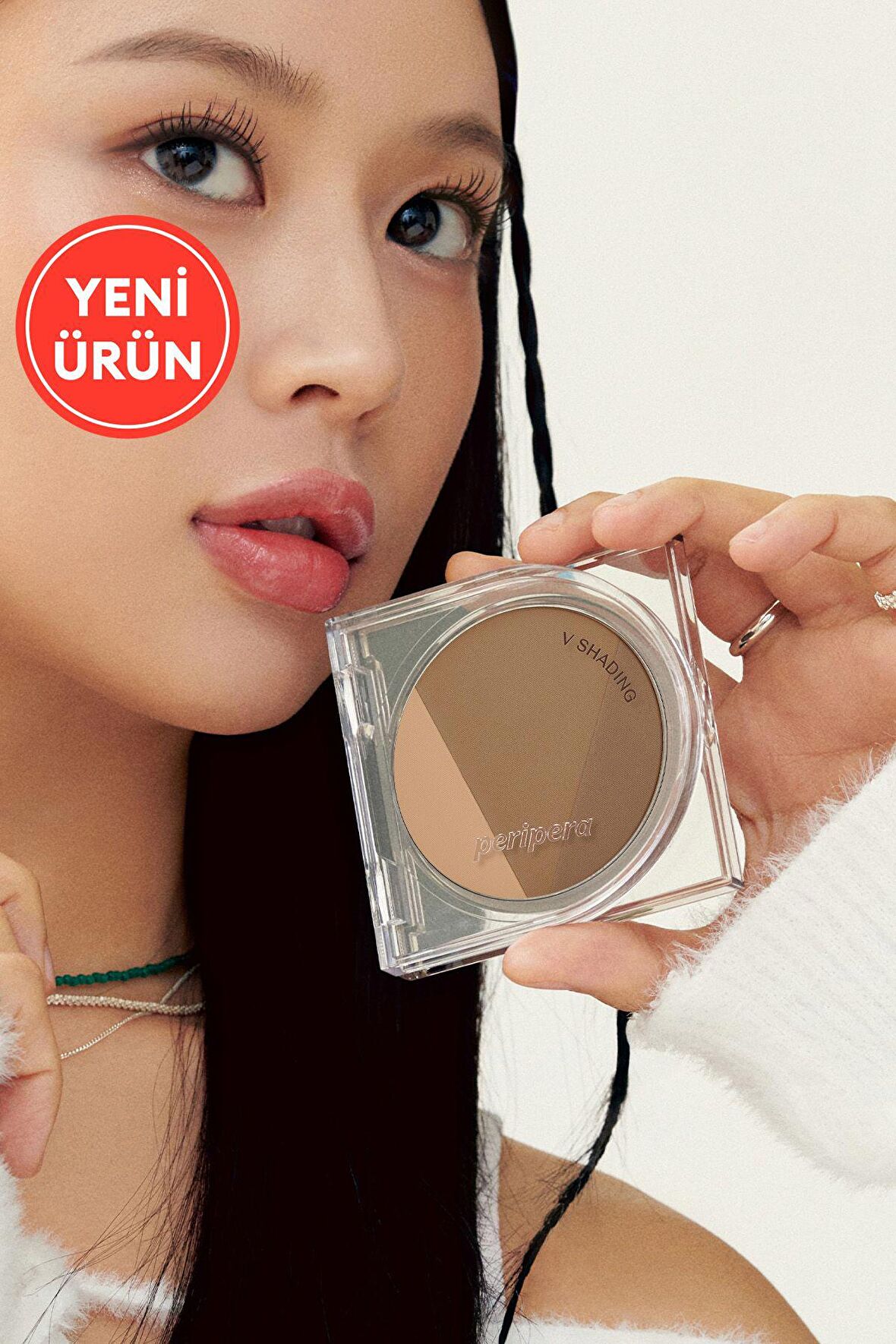 Doğal Görünüm Sunan 3’lü Kontür Kiti PERIPERA V Shading (002 Deep Brown)