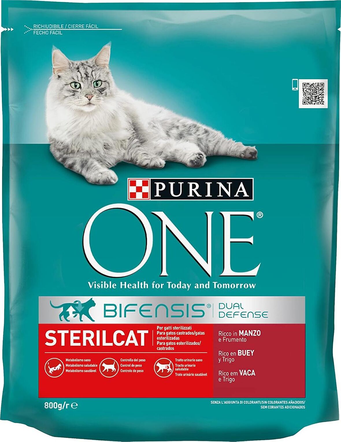 Purina One Kısır Sığır Etli Kedi Maması 800 Gr
