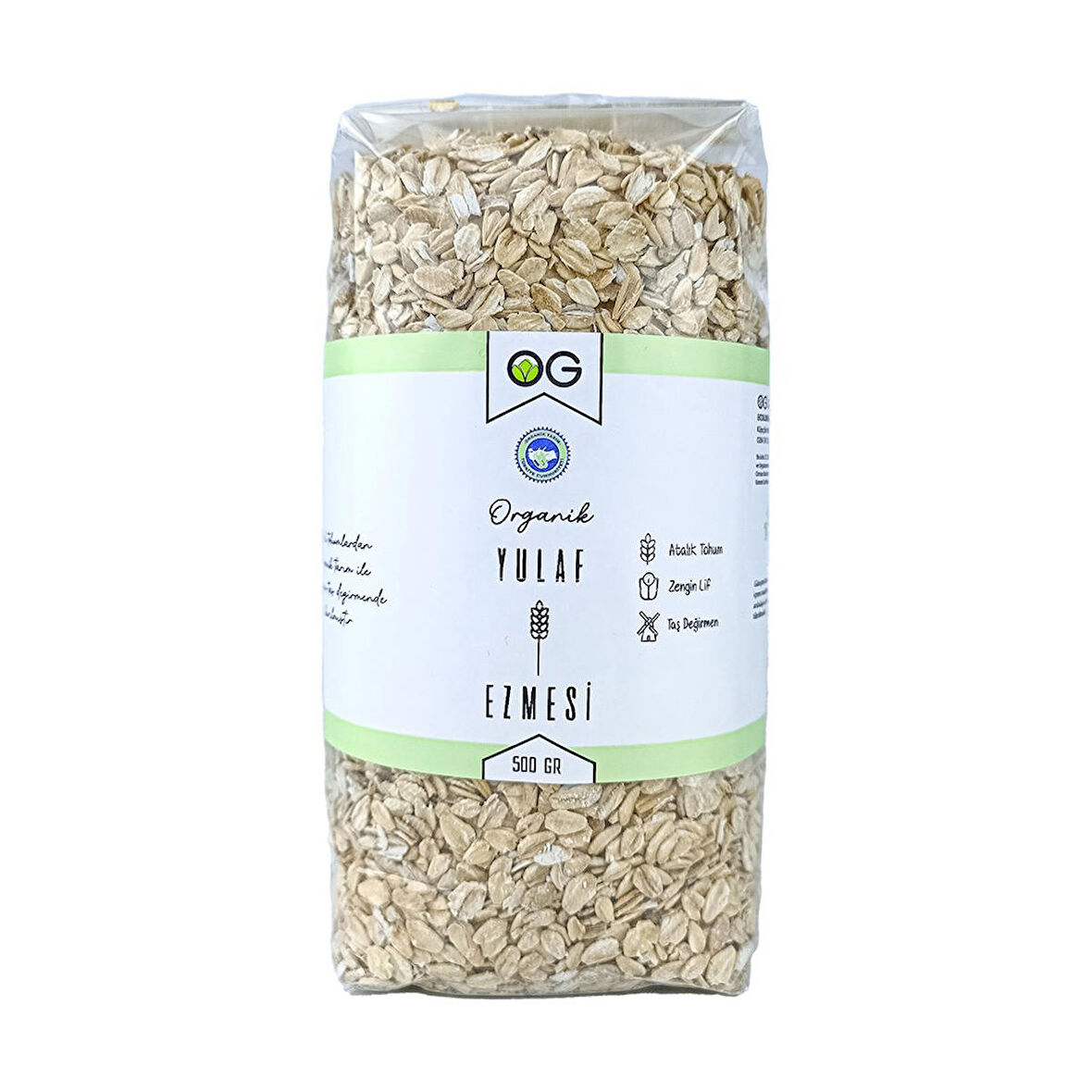OG Naturals Organik Yulaf Ezmesi 500 gr