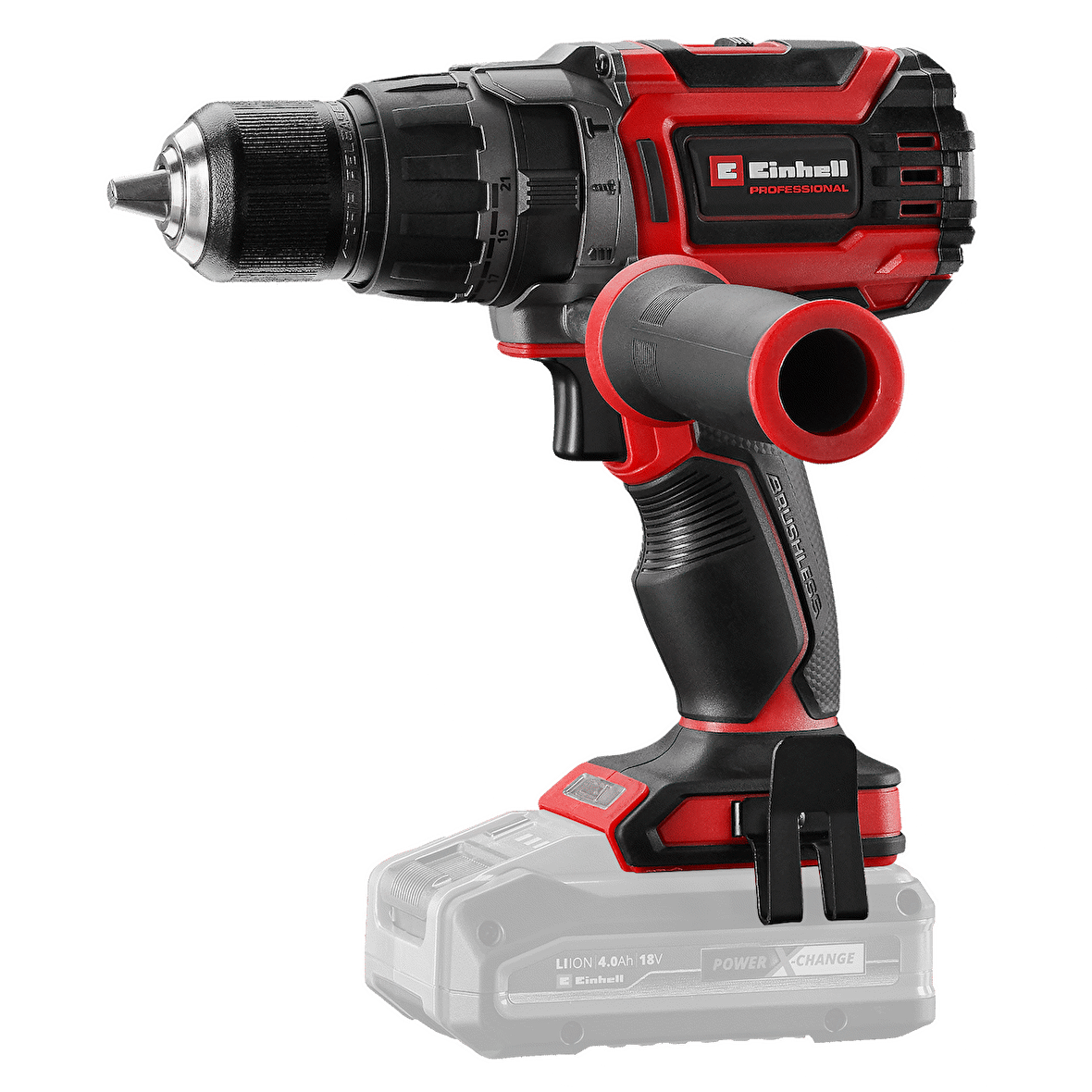 Einhell Professional Akülü Darbeli Vidalama TP-CD 18/60 Li-i BL Solo Power X-Change (Li-Ion, 18 V, kömürsüz motor, 60 Nm, 32.000 darbe/dk, akü ve şarj cihazı dahil değildir) - 4514205