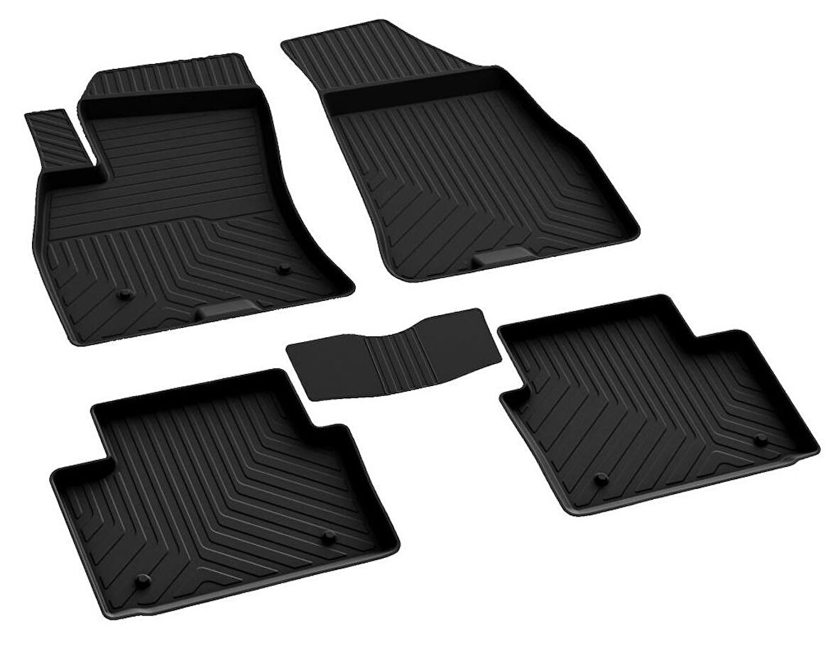 Dacia Lodgy Ferrous 4D Havuzlu Kauçuk Paspas 2012 ve Üstü