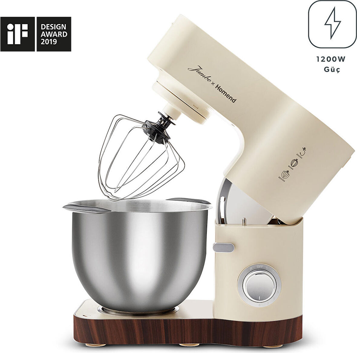 Jumbo x Homend Artfood 3025H Krem Stand Mikser