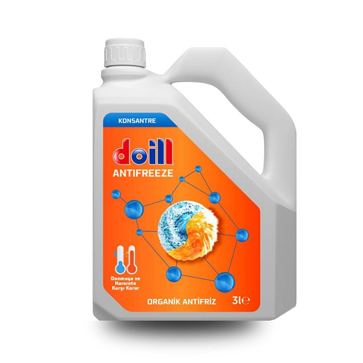 Konsantre - Saf 3 Litre Kırmızı Organik Antifriz - G12 (Üretim Yılı: 2025)