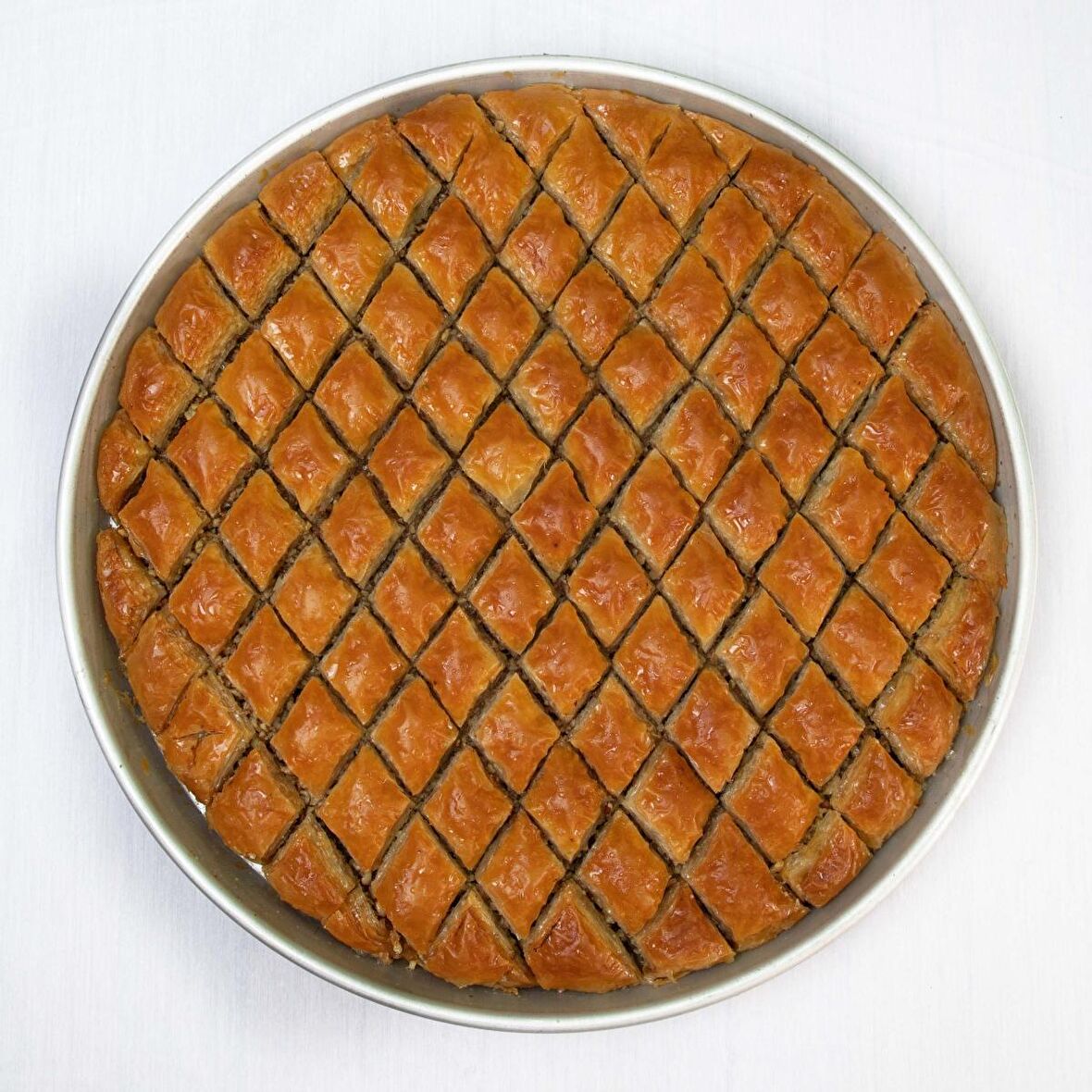 Cevizli Baklava 2,25 Kg Tepsi (40-48+Tepsi Bedeli Dahildir)