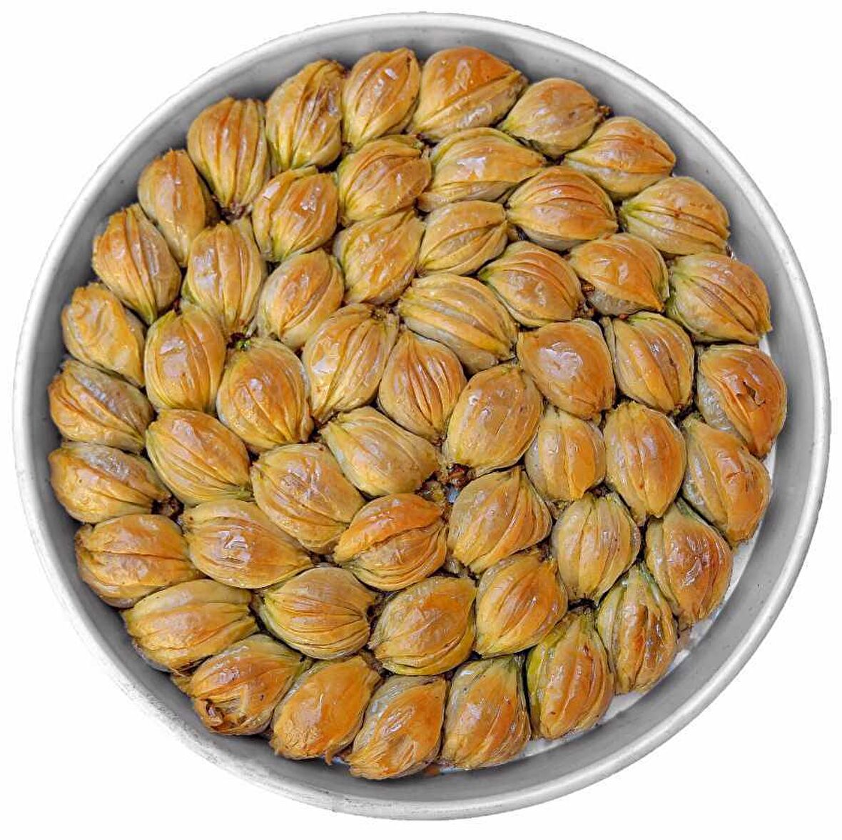 Midye Baklava 2,25 Kg Tepsi (40-48+Tepsi Bedeli Dahildir)