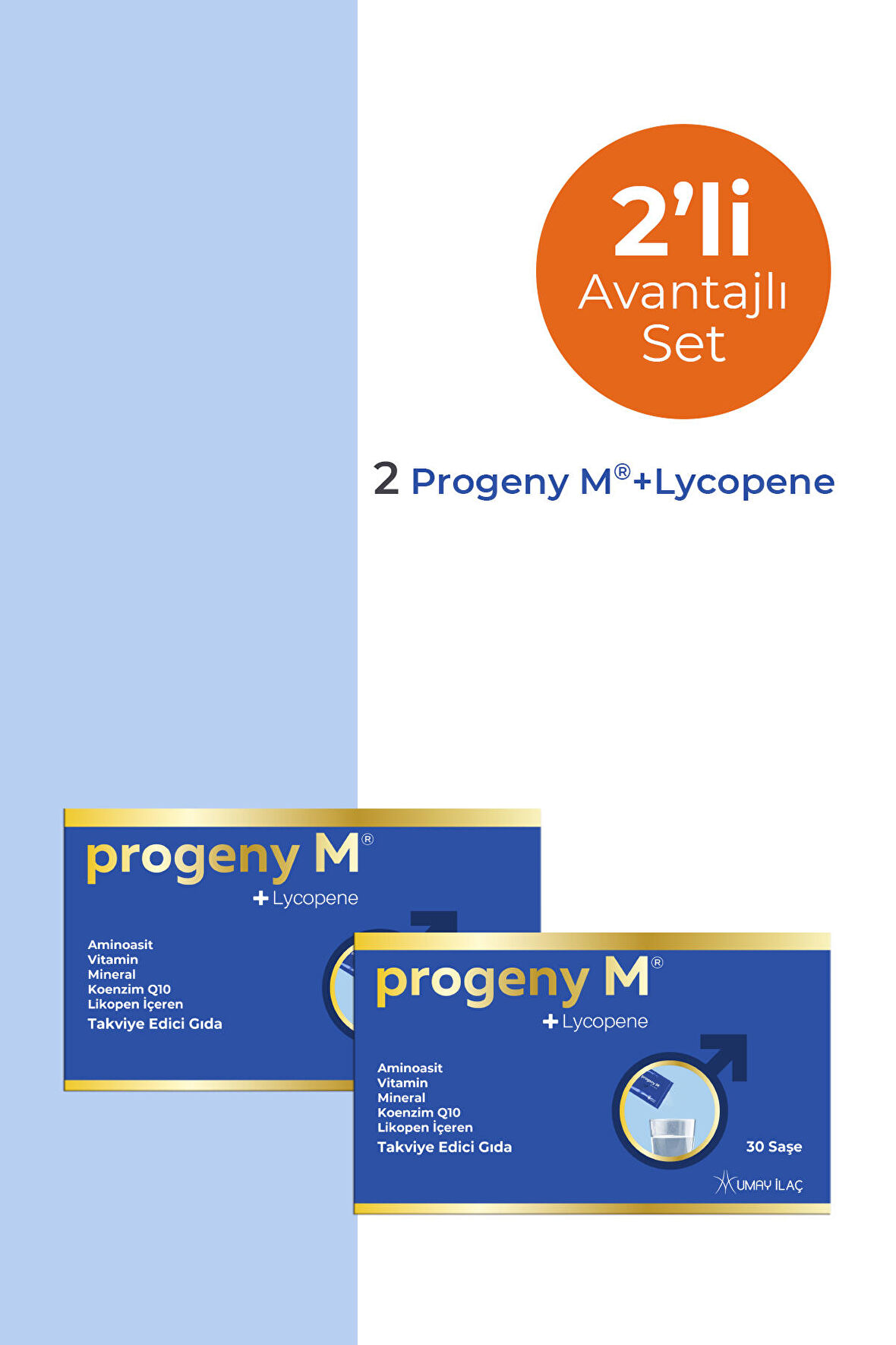 Progeny M Lycopene 30 Saşe x 2 Adet