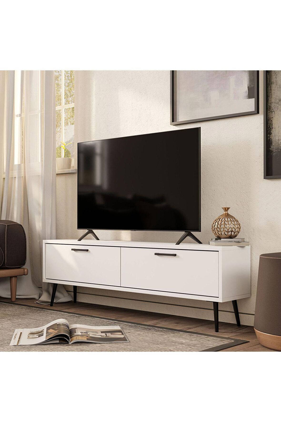 4060 Bold 138 Cm Tv Ünitesi Beyaz