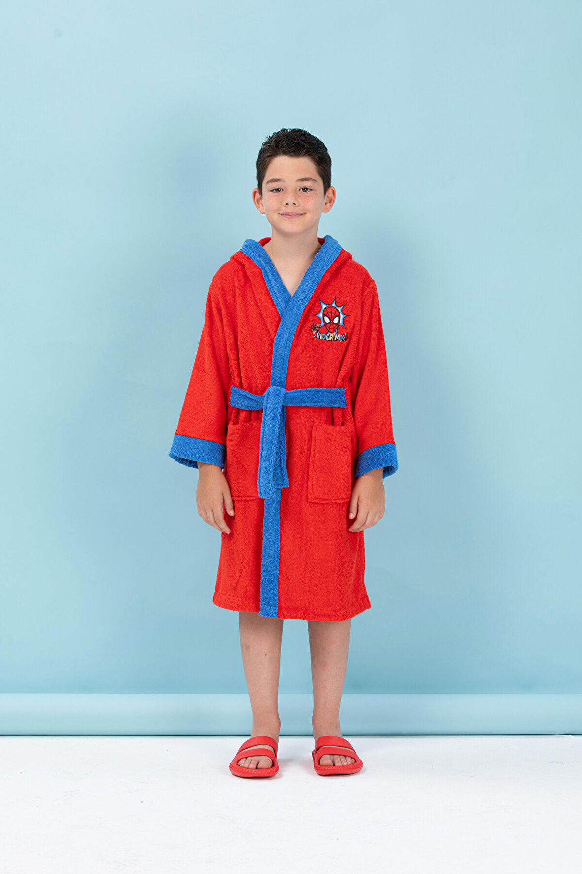 Özdilek Lisanlı Örümcek Adam Bornoz 5-6 Yaş