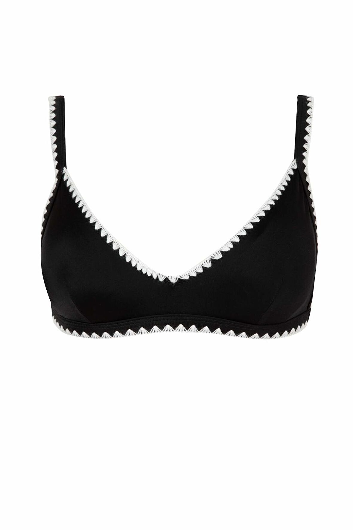 DeFacto Regular Fit Nakışlı Bikini Üstü-Fall in Love C3202AX24HSBK81