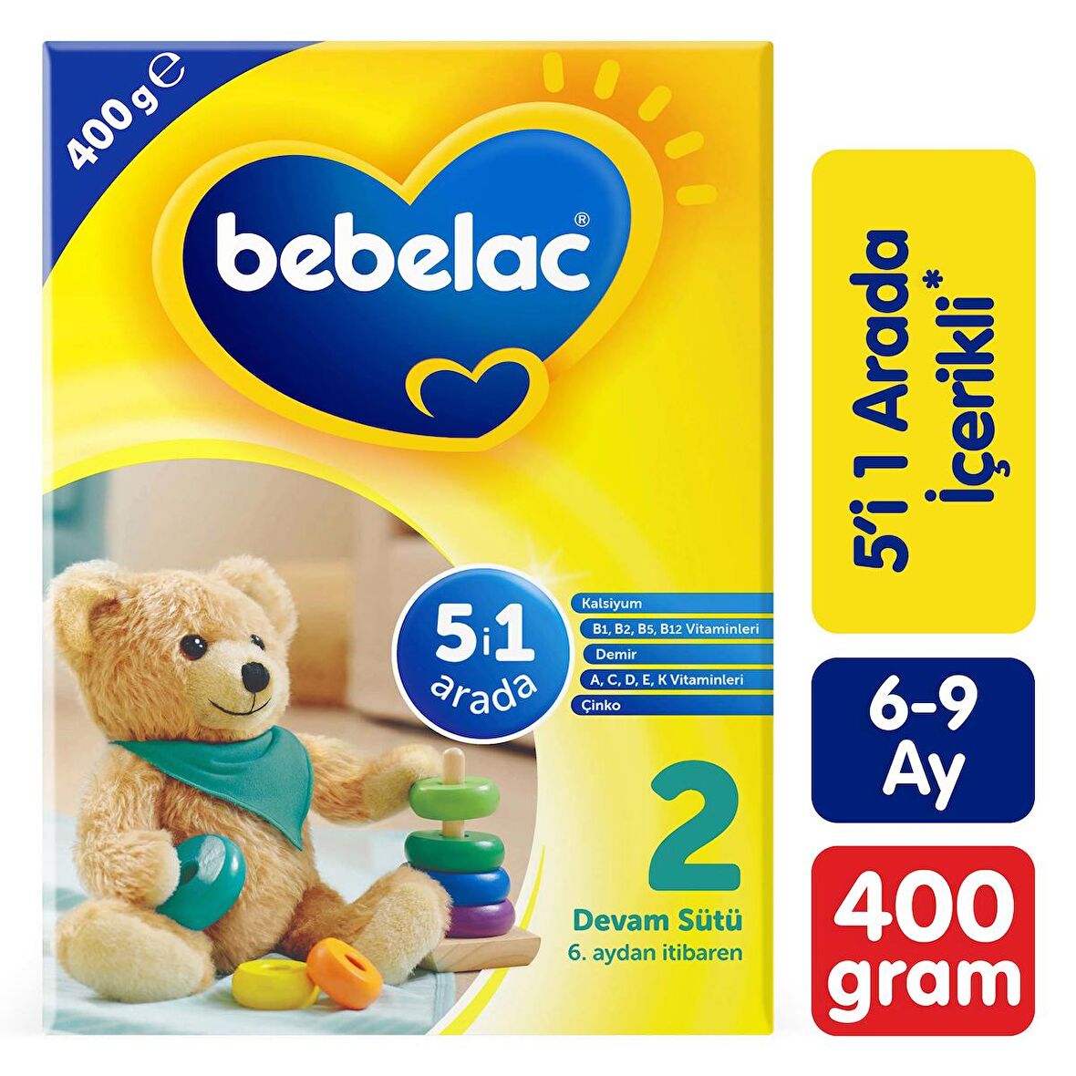 Bebelac 2 Devam Sütü 6-9 Ay 400 g