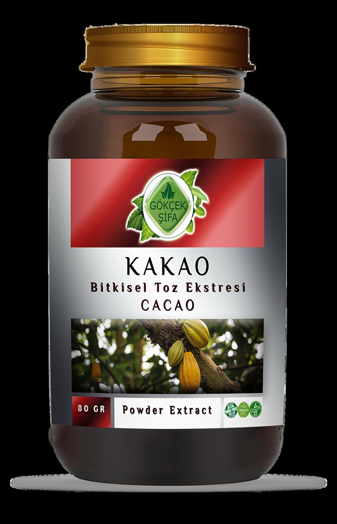 Kakao Toz Ekstresi 80 Gr. Cam Kavanoz