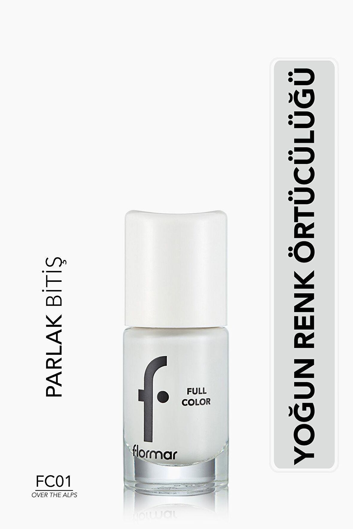 Flormar Yoğun Pigmentli Parlak Oje- Full Color Nail Enamel- Fc01 Over The Alps -8690604310371