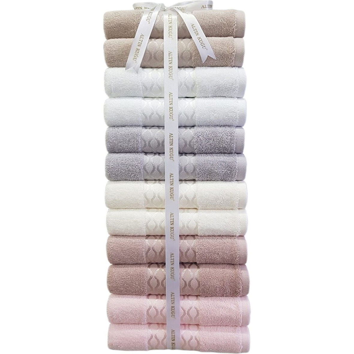 Özdilek Elissa Yüz Havlusu 12 Adet-6 Renk- 50X80 cm