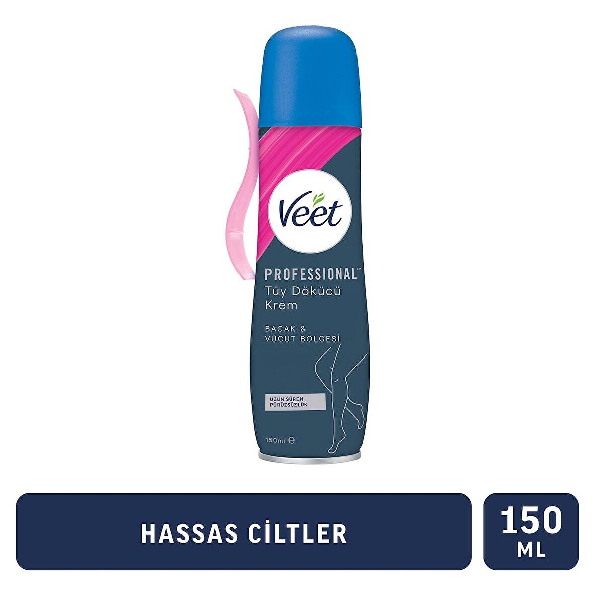 Veet Professional Tüy Dökücü Krem Sprey Bacak&Vücut Bölgesi Hassas Ciltler 150ml