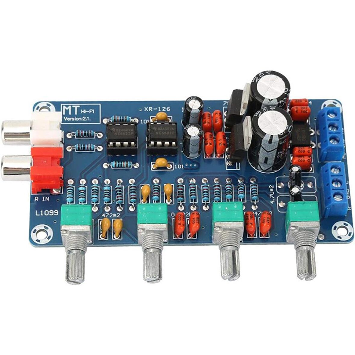 NE5532 4 Kanallı Amplifikatör Modülü