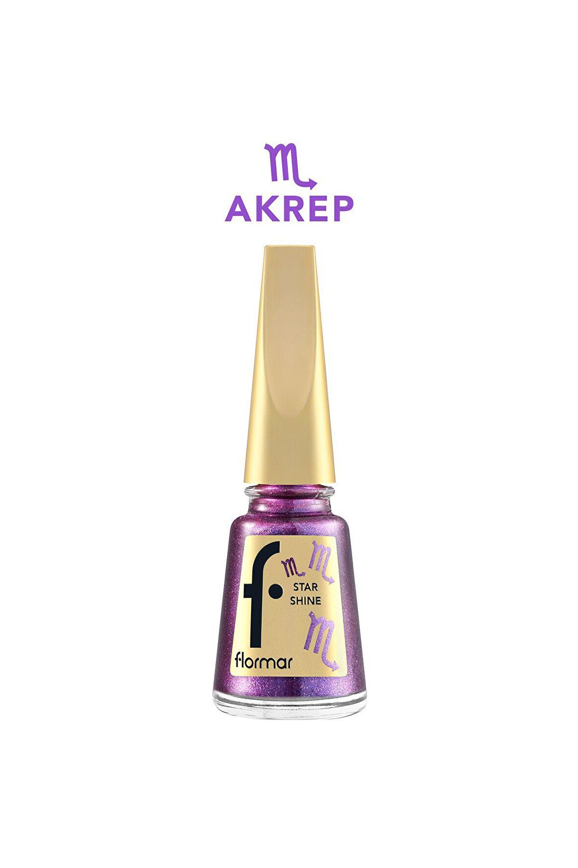 Flormar Akrep Burcu - Star Shine Yüksek Pigmentli & Parlak Bitişli Metalik Oje