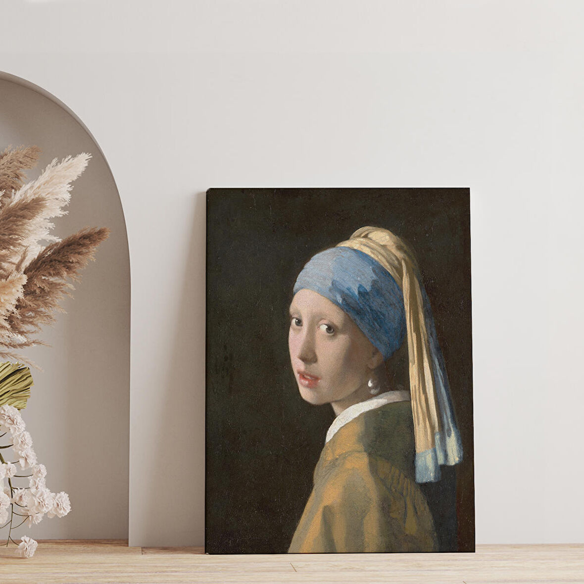 İnci Küpeli Kız Kanvas Tablo, Ressam Johannes Vermeer 