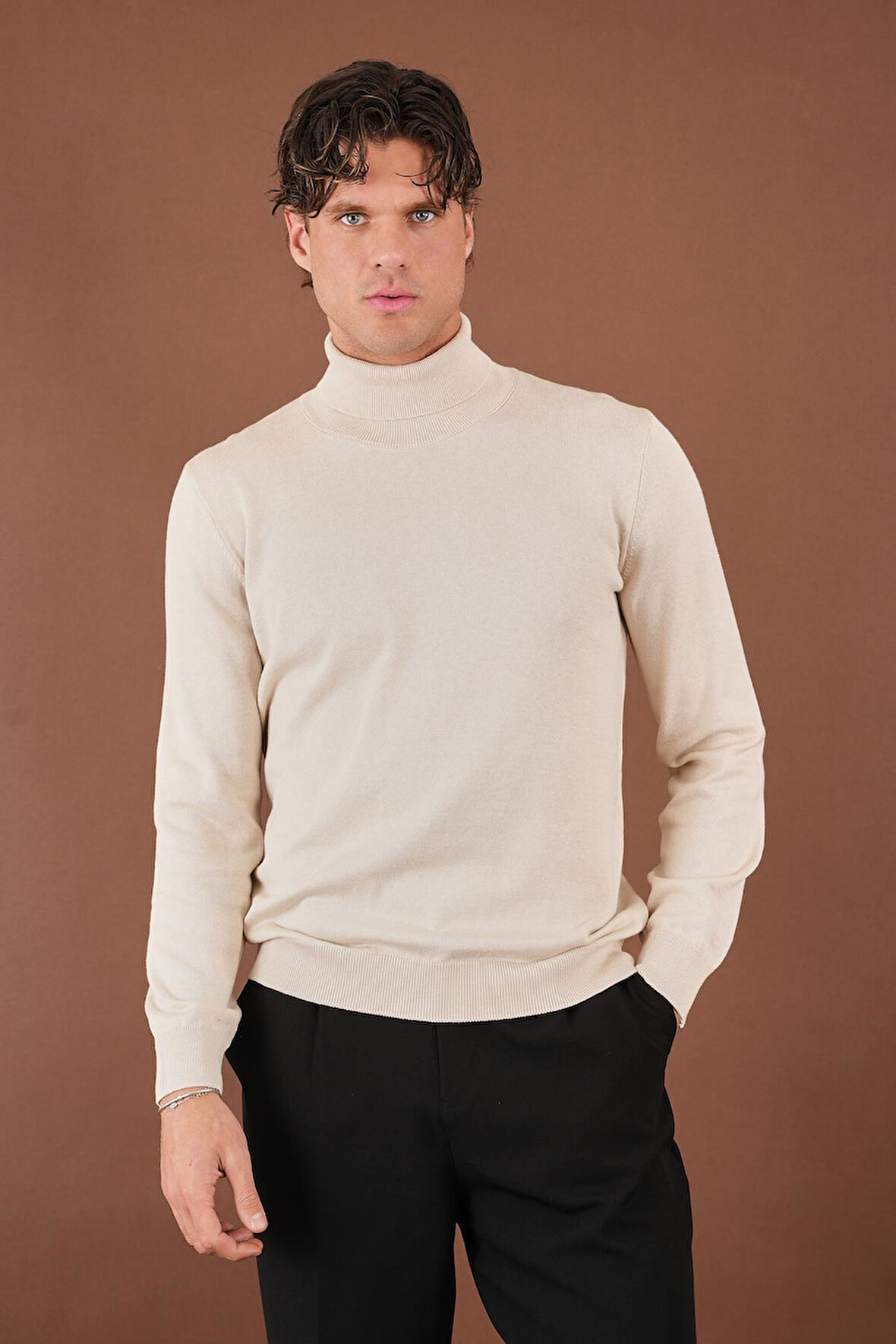 ALEXANDERGARDI Boğazlı Triko Kazak