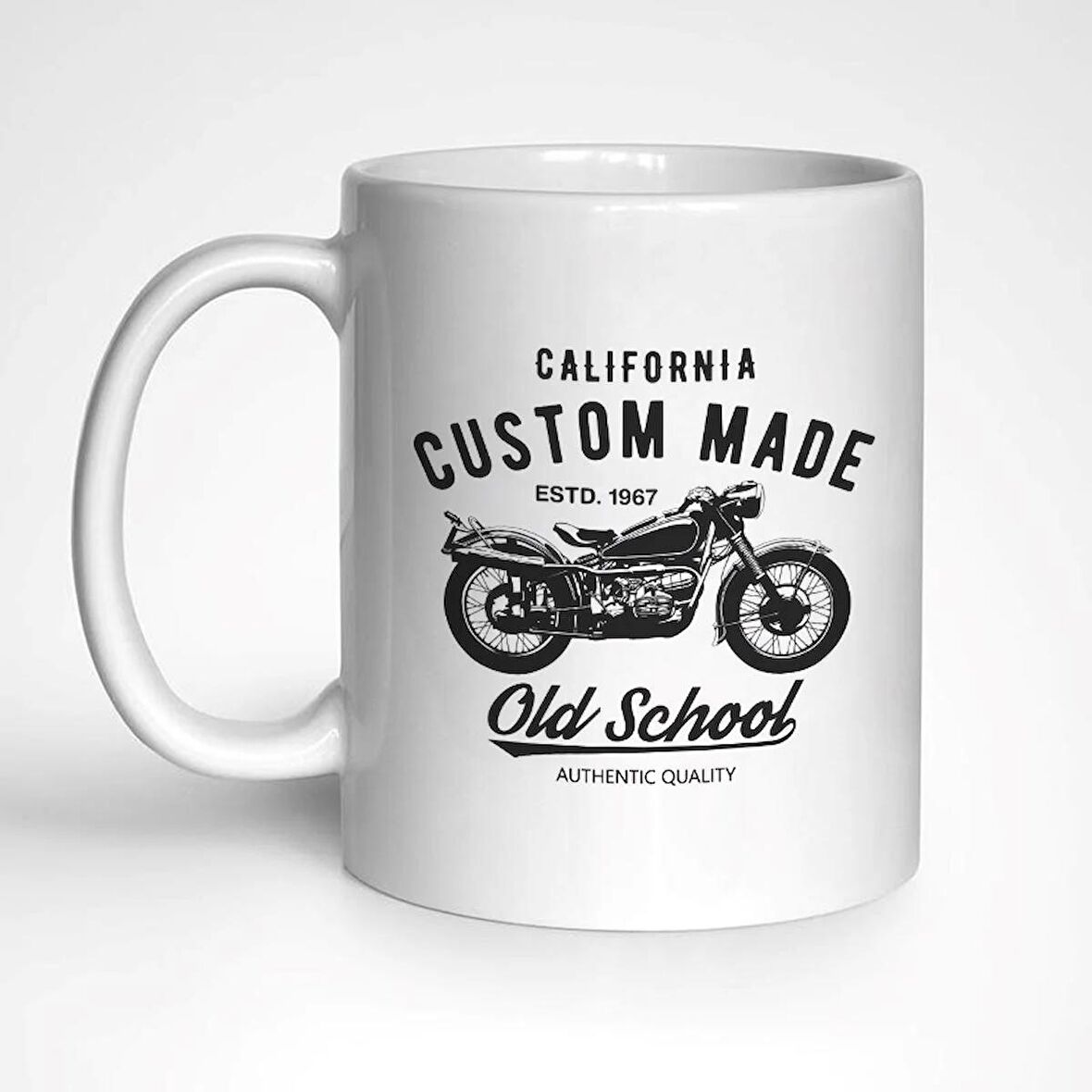 Custom Motosiklet Temalı Kupa Bardak, Mug, Hediyelik